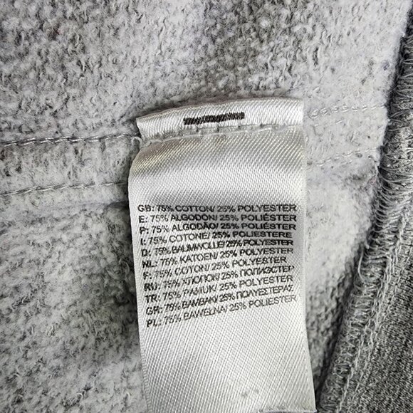 Mens Grey The North Face Hoodie Sweatshirt Drawstring Long Sleeve Size M - Picture 7 of 13